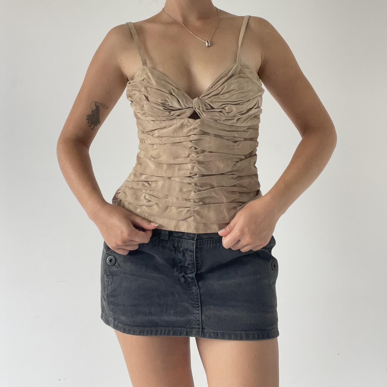 Suede Corset