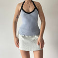 Silk Knit Halter Top
