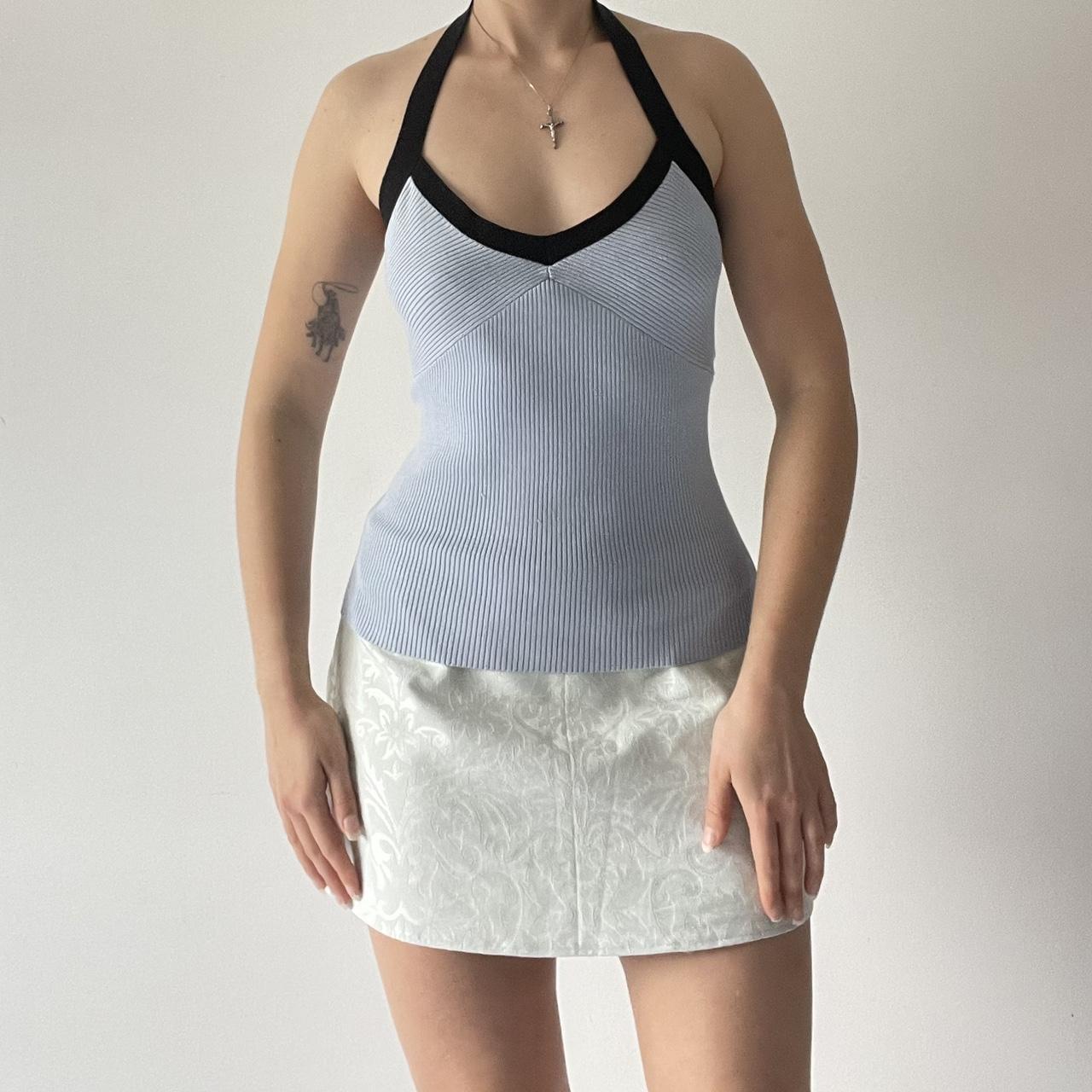 Silk Knit Halter Top