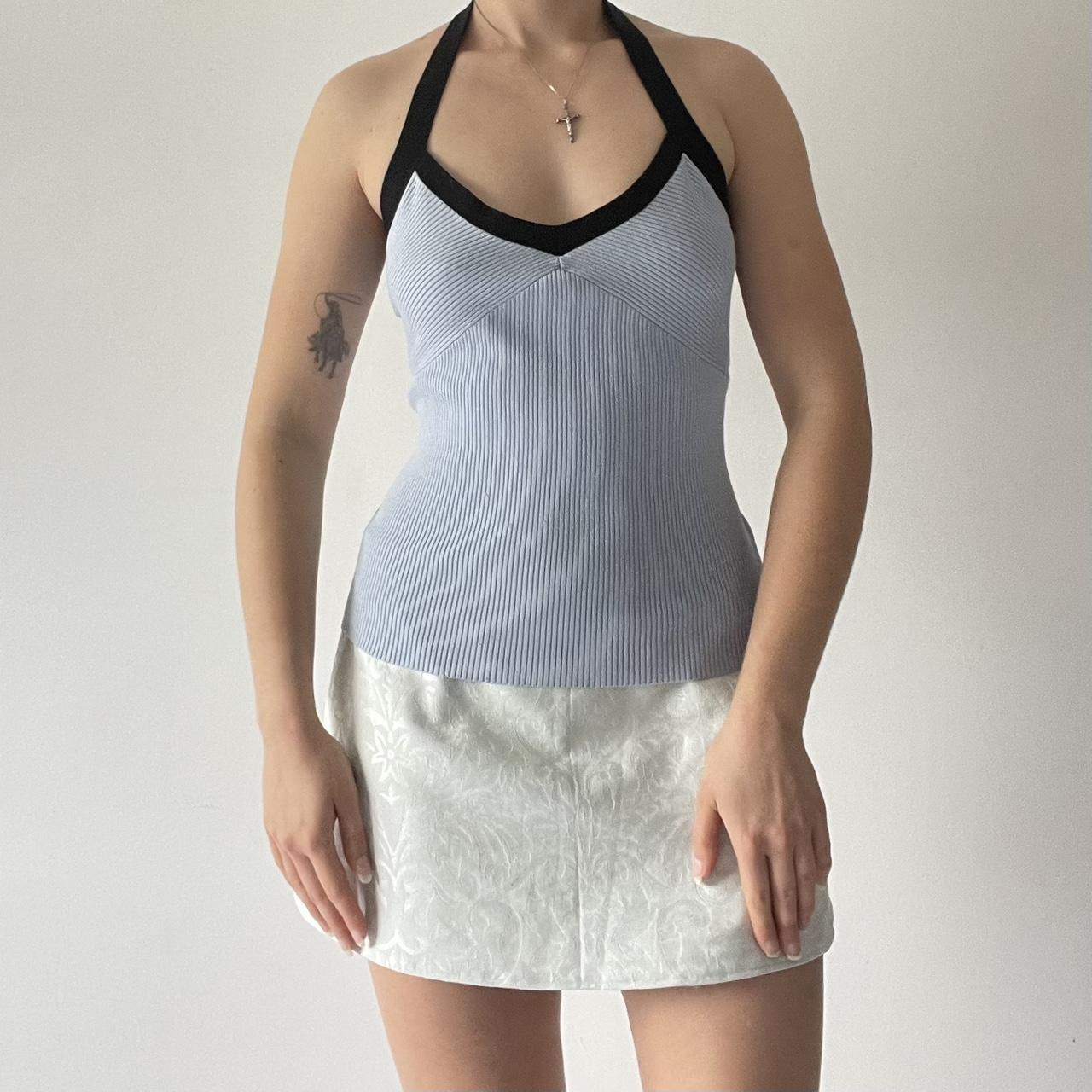 Silk Knit Halter Top