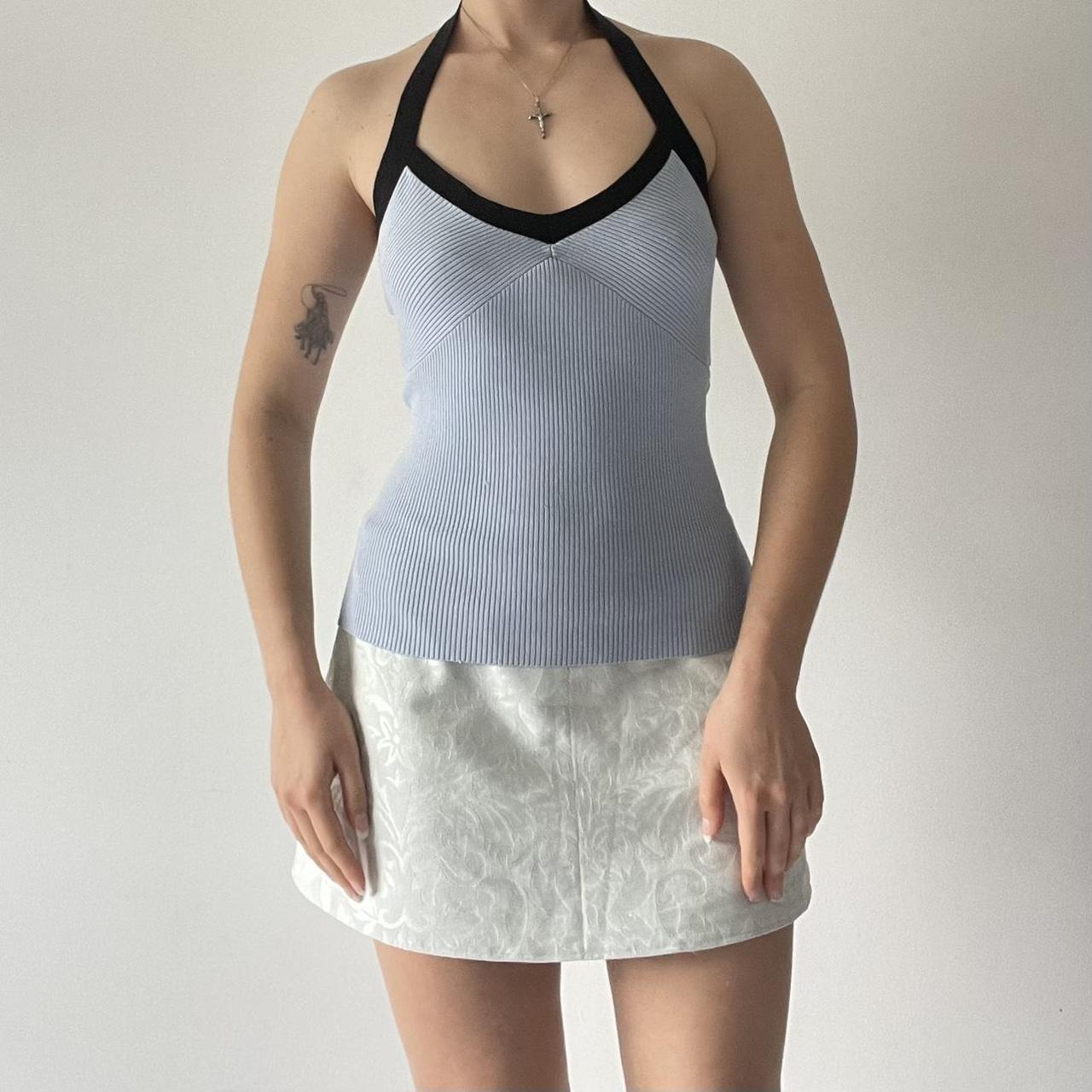 Silk Knit Halter Top