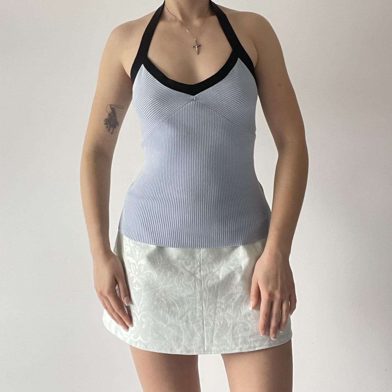 Silk Knit Halter Top