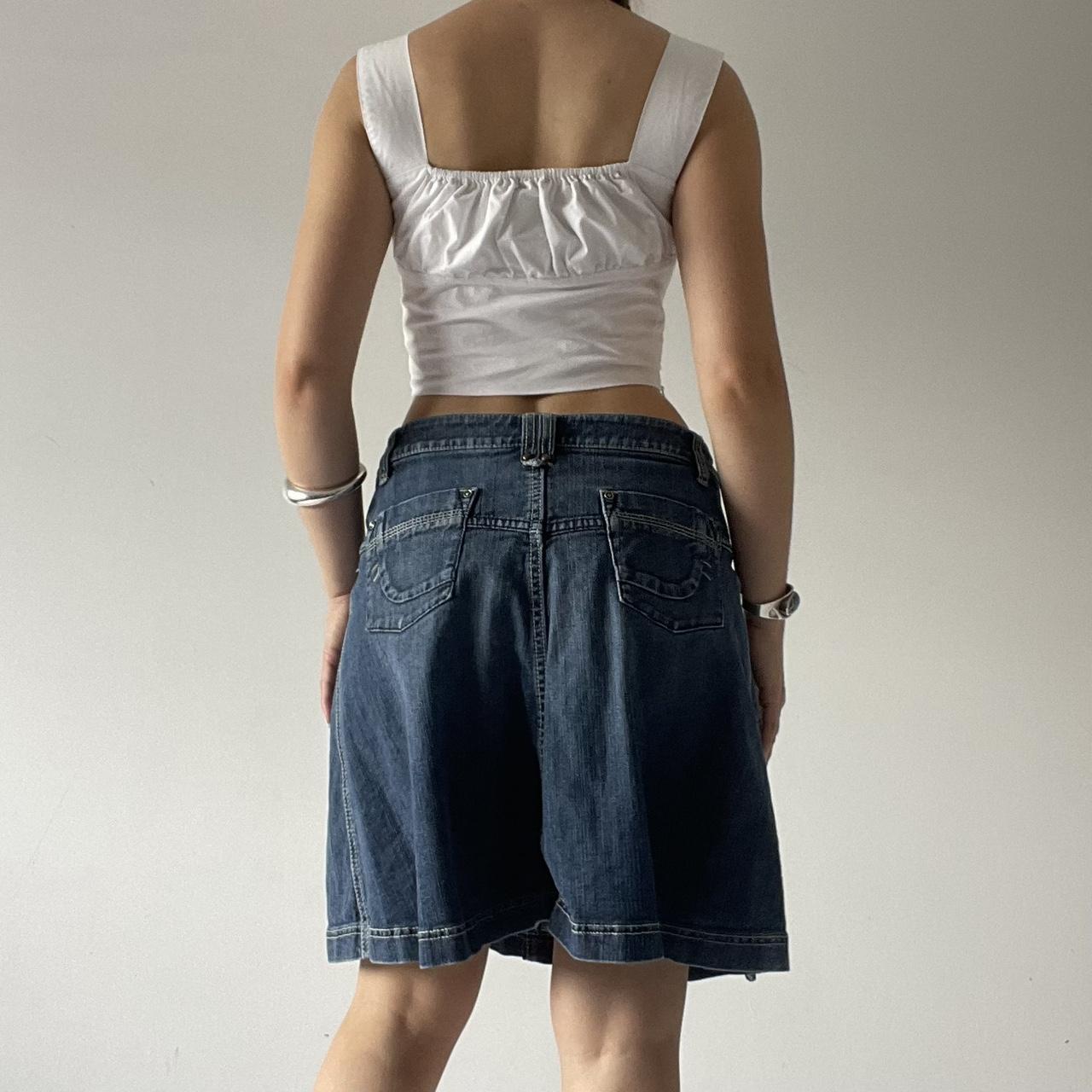Denim Midi Skirt