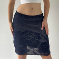 Handmade Crochet Midi Skirt