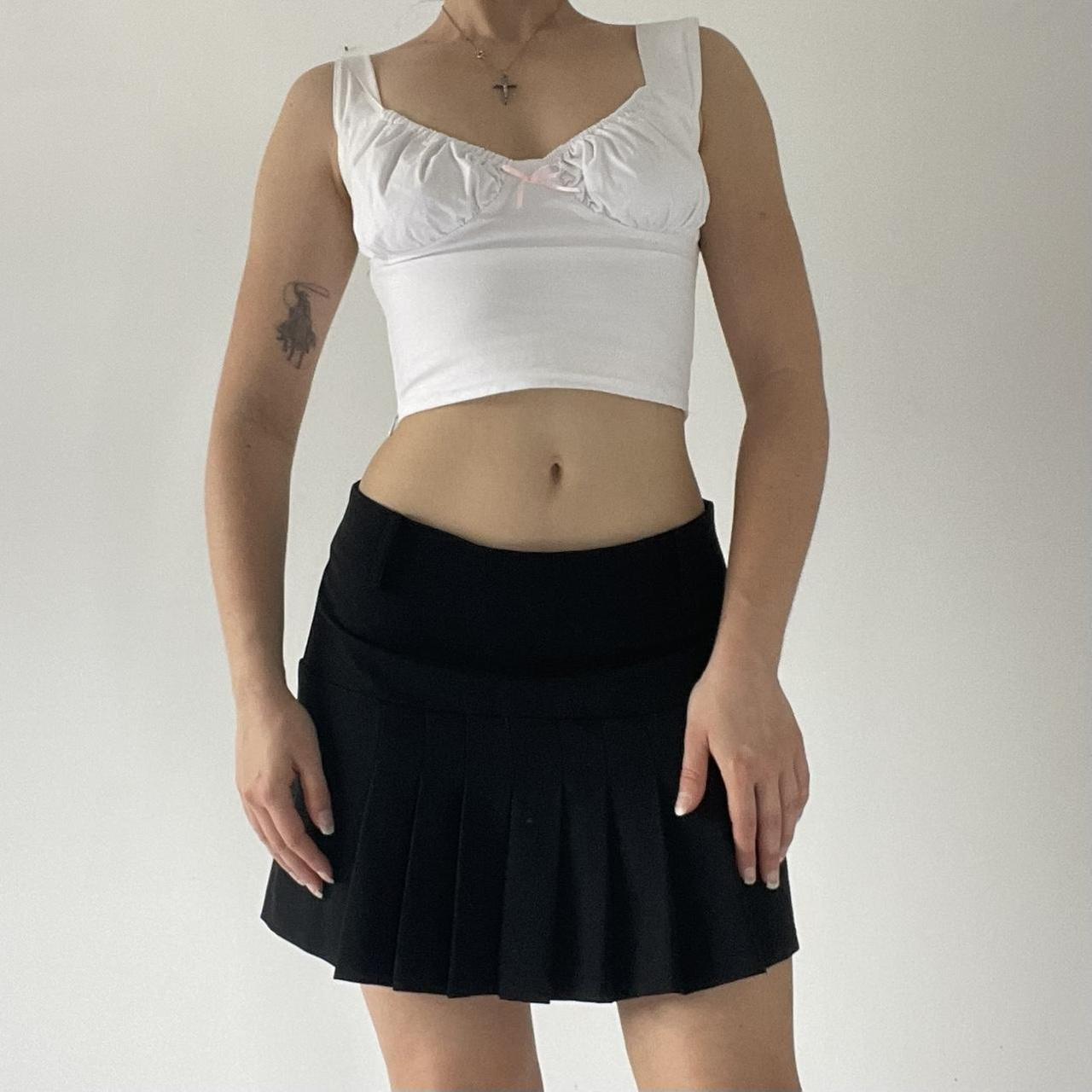 Pleated Mini Skirt
