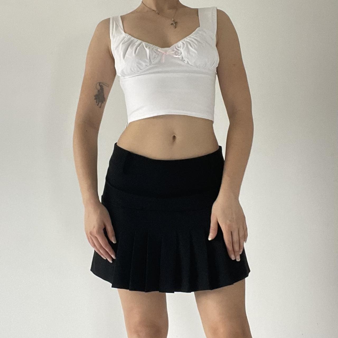 Pleated Mini Skirt