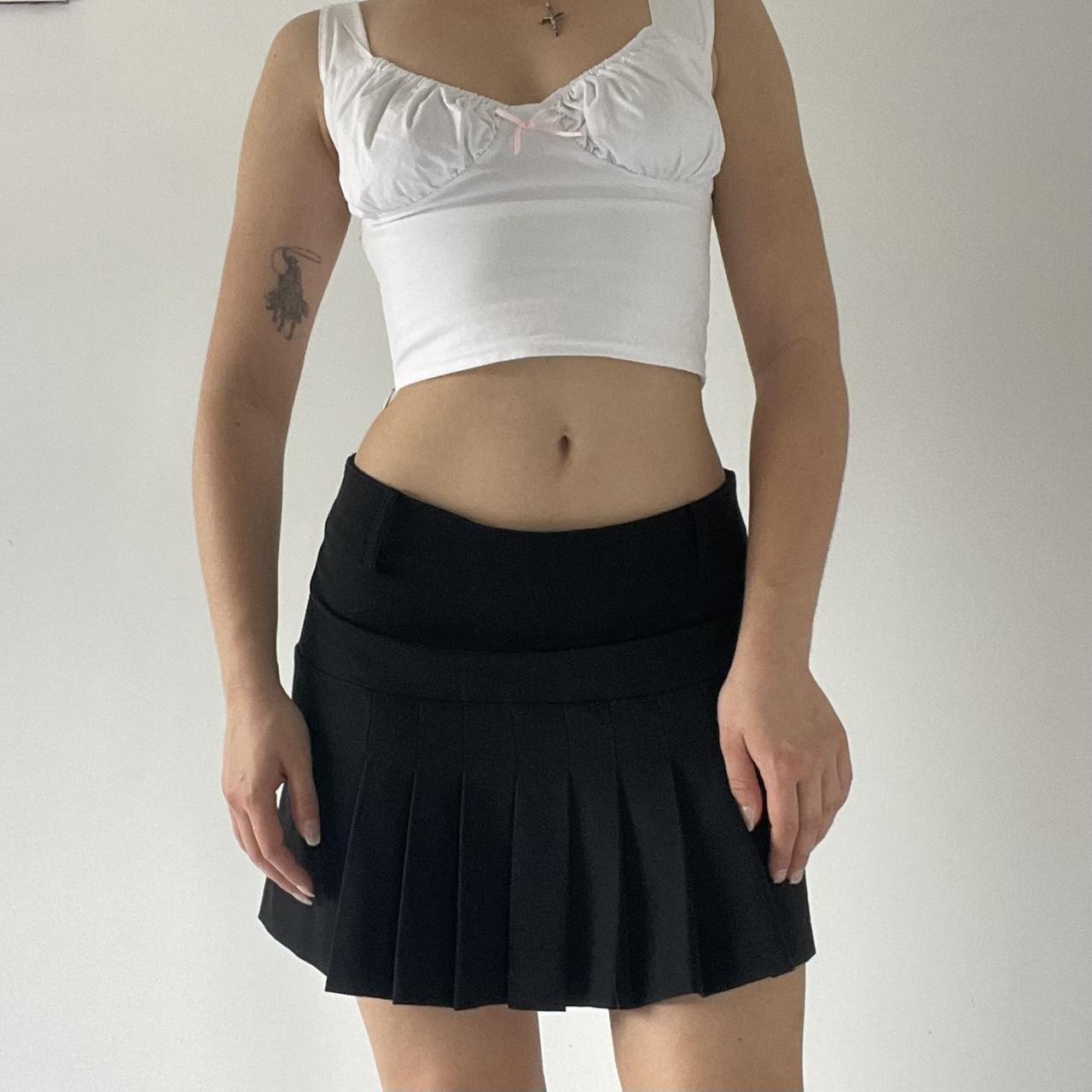 Pleated Mini Skirt