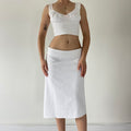 Asymmetric Midi Skirt
