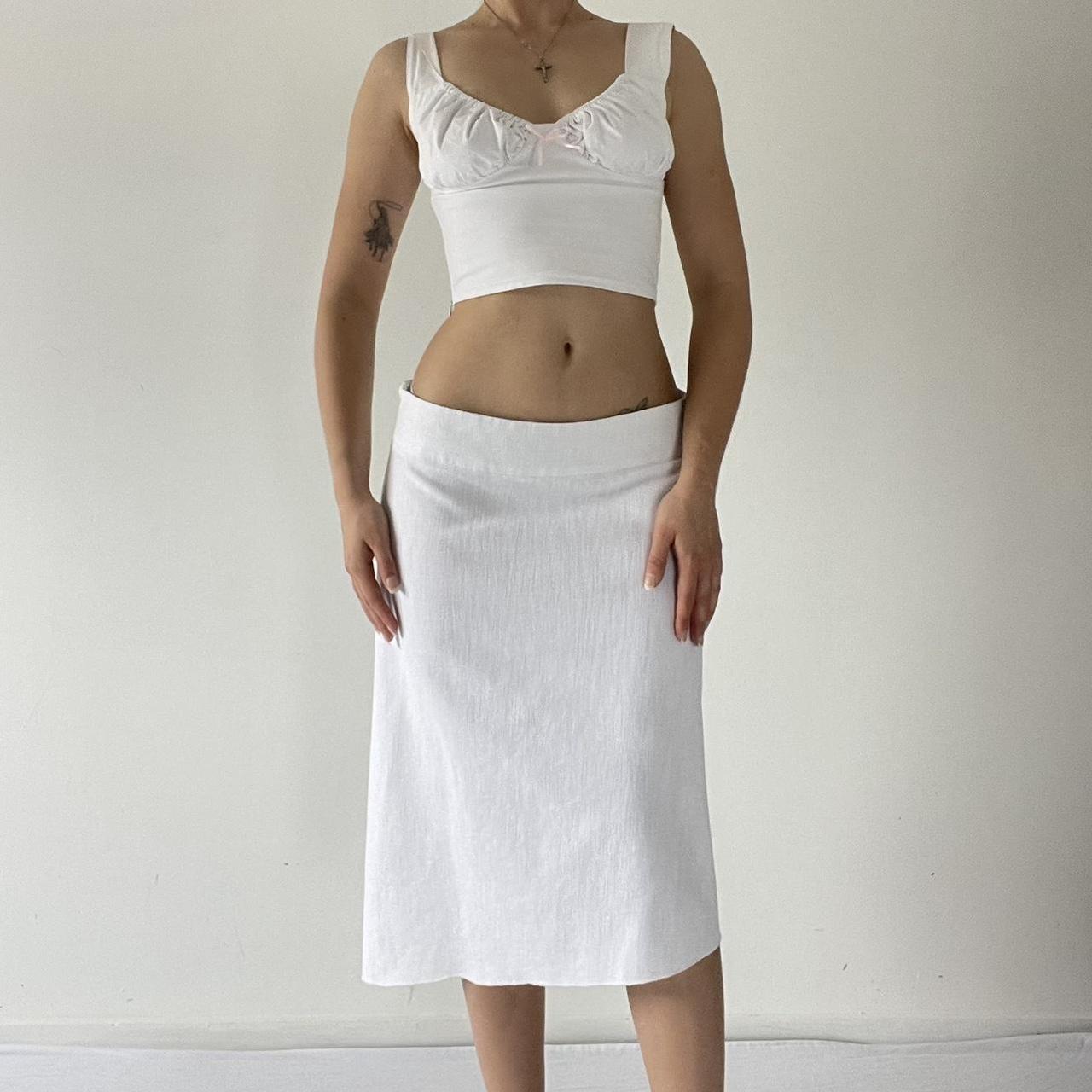 Asymmetric Midi Skirt