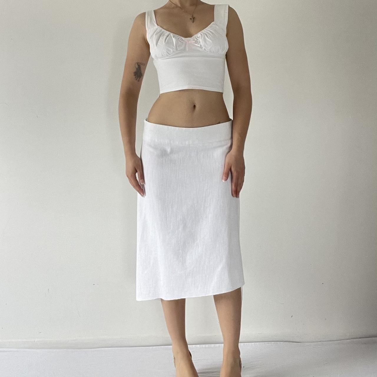 Asymmetric Midi Skirt