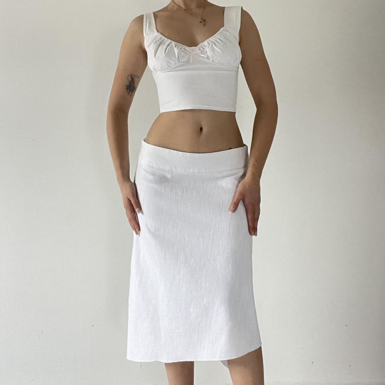 Asymmetric Midi Skirt