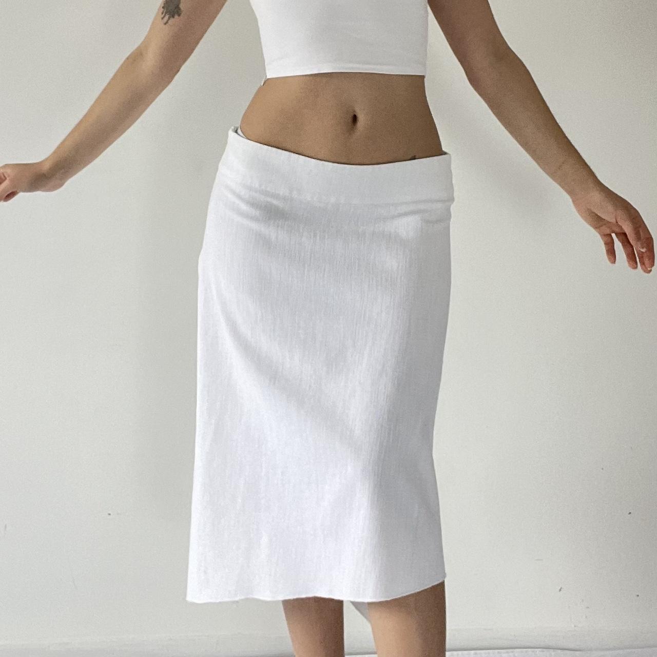Asymmetric Midi Skirt