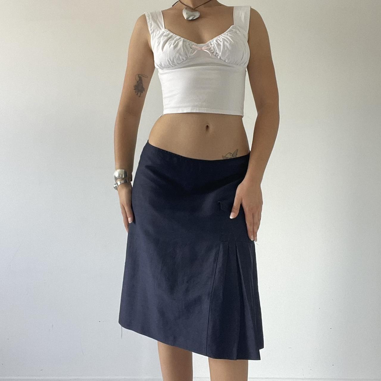 Silk Midi Skirt
