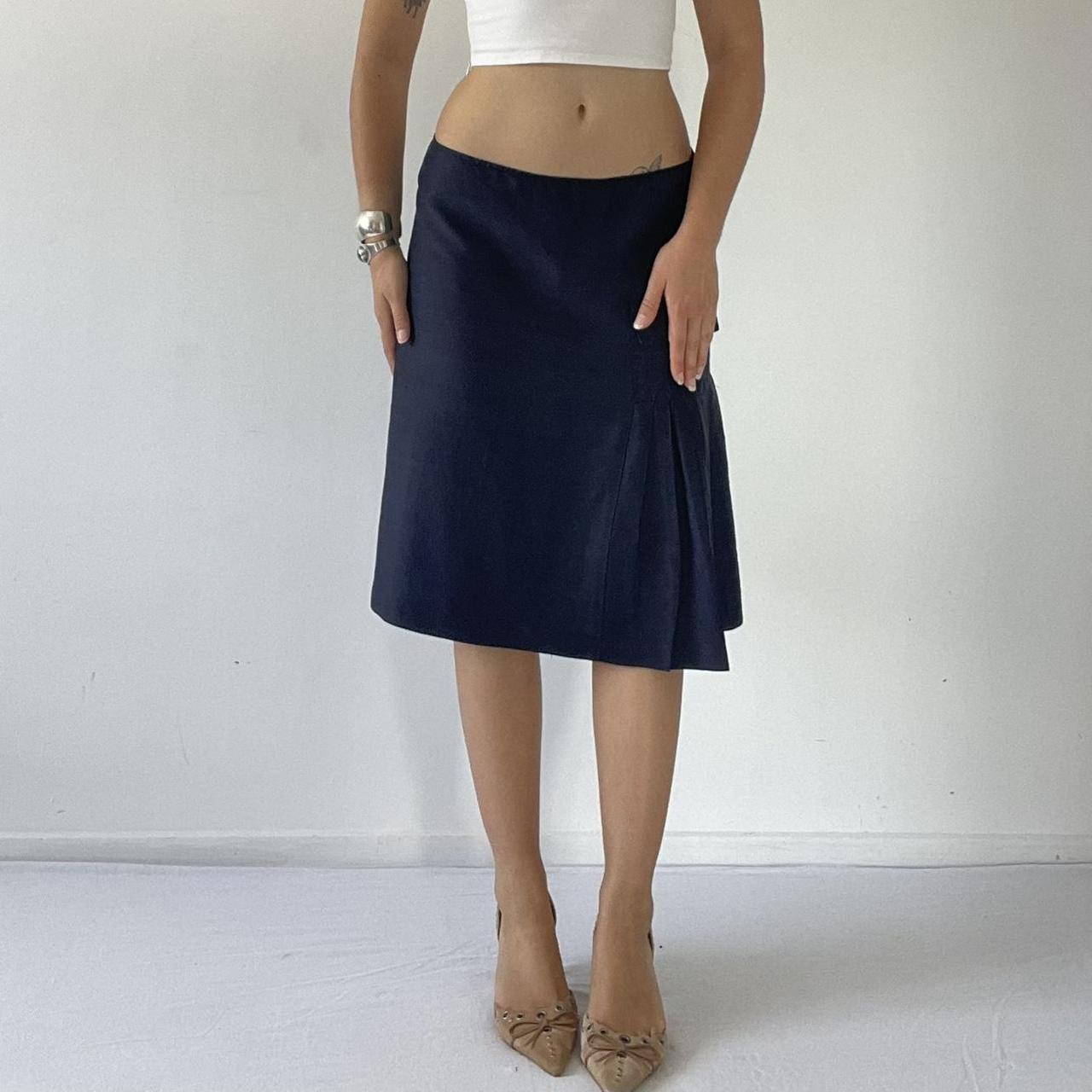 Silk Midi Skirt
