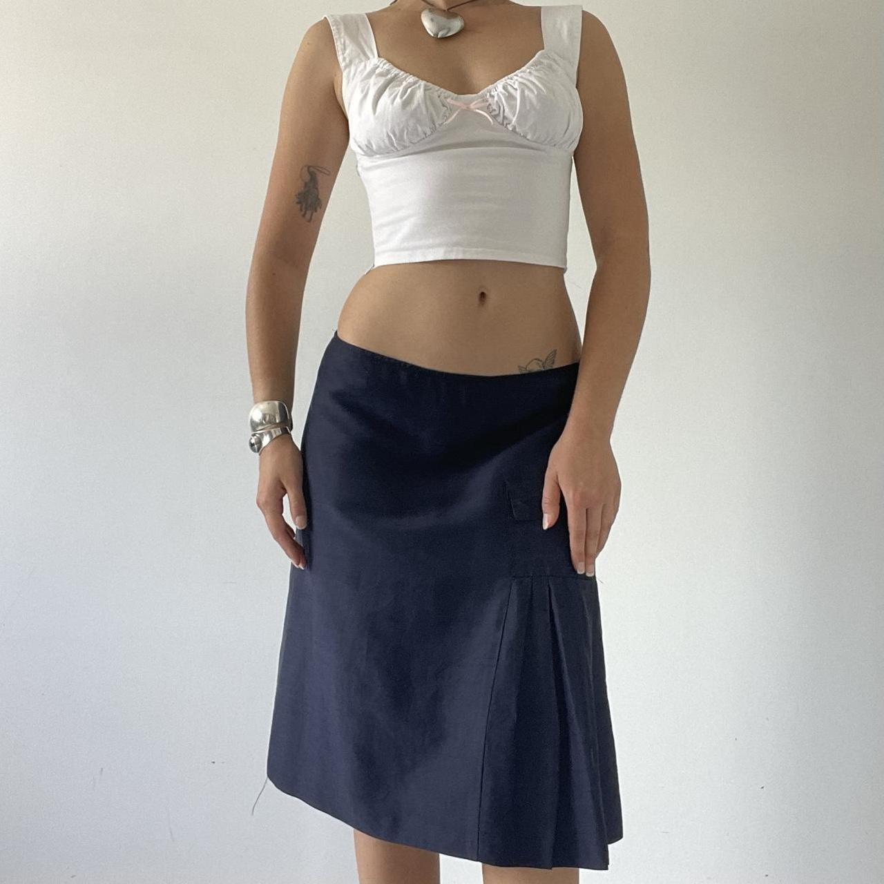 Silk Midi Skirt
