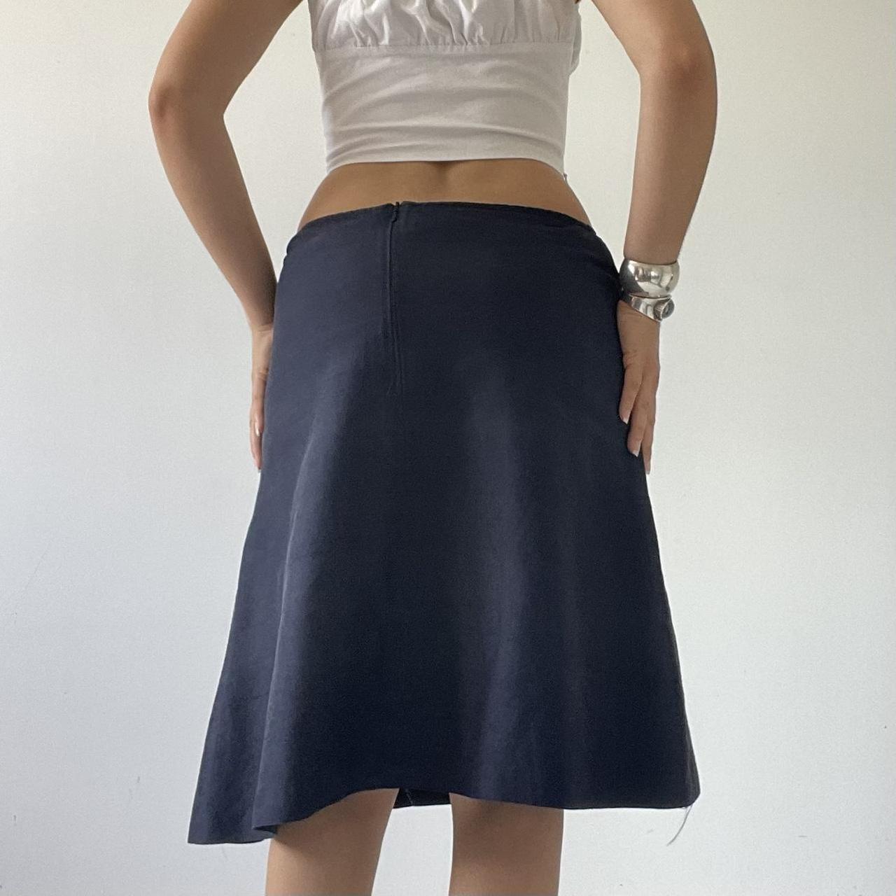 Silk Midi Skirt