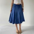 Silk Midi Skirt