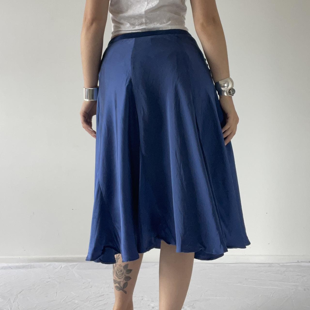 Silk Midi Skirt