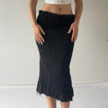 Ruched Midi Skirt