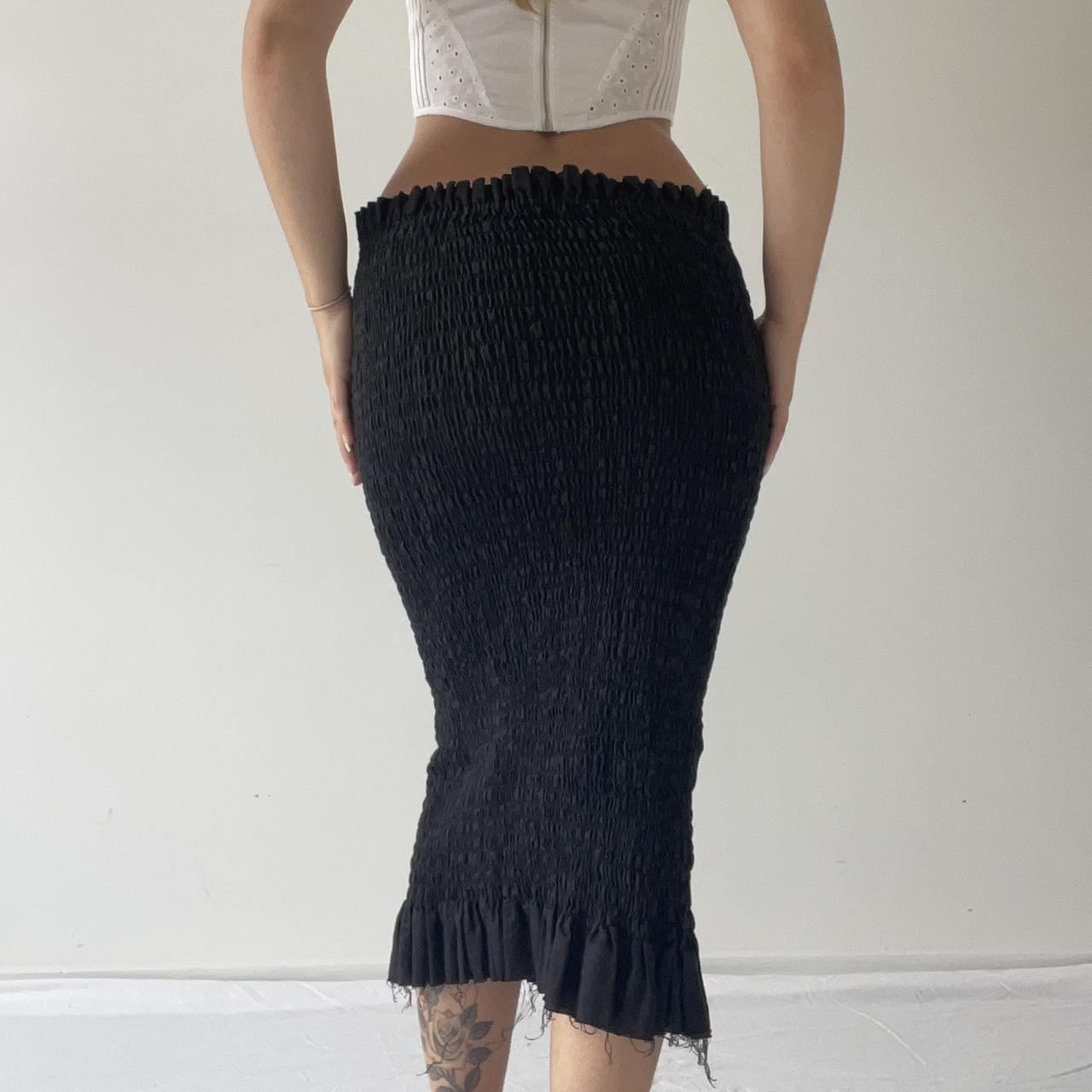 Ruched Midi Skirt