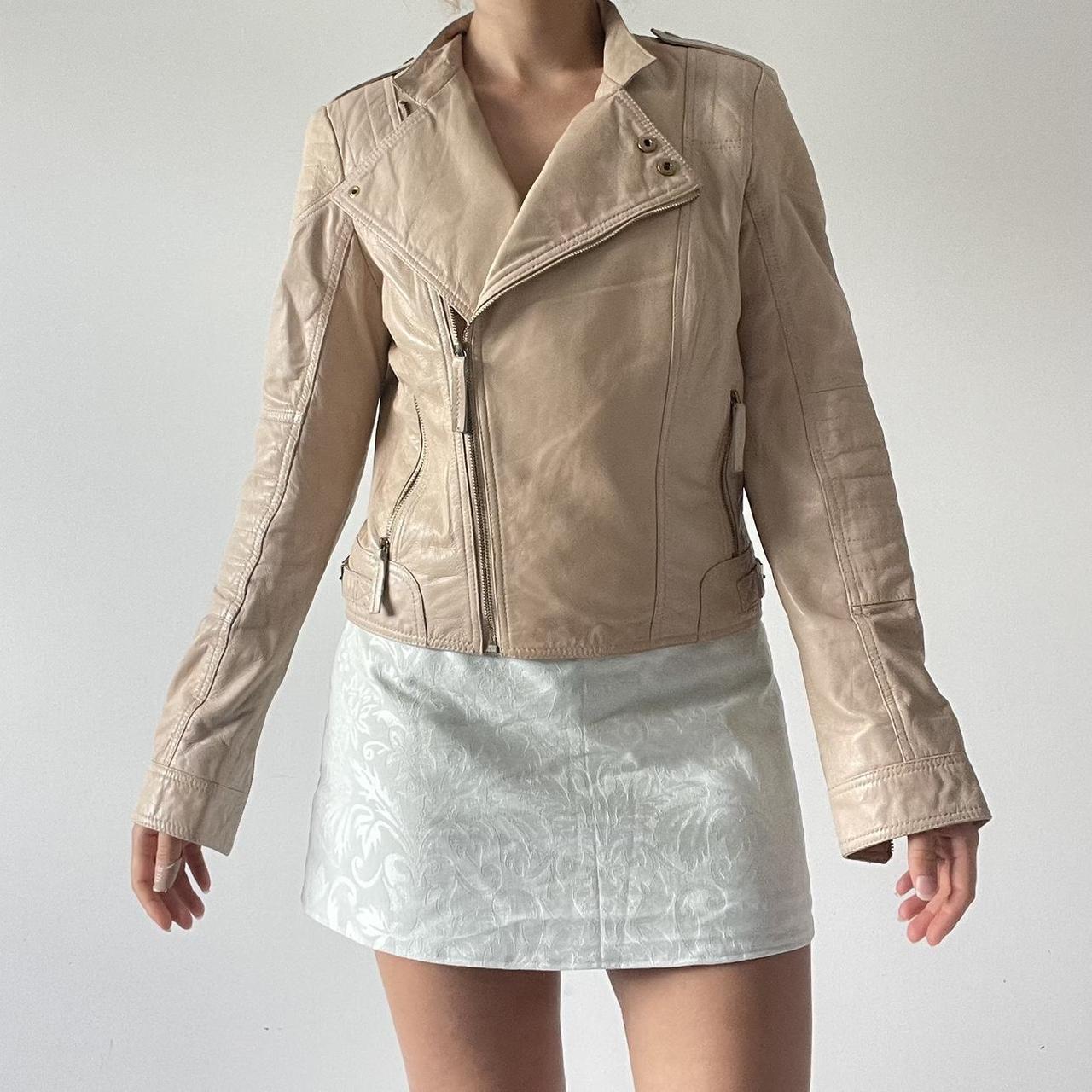 Morgan De Toi Leather Biker Jacket