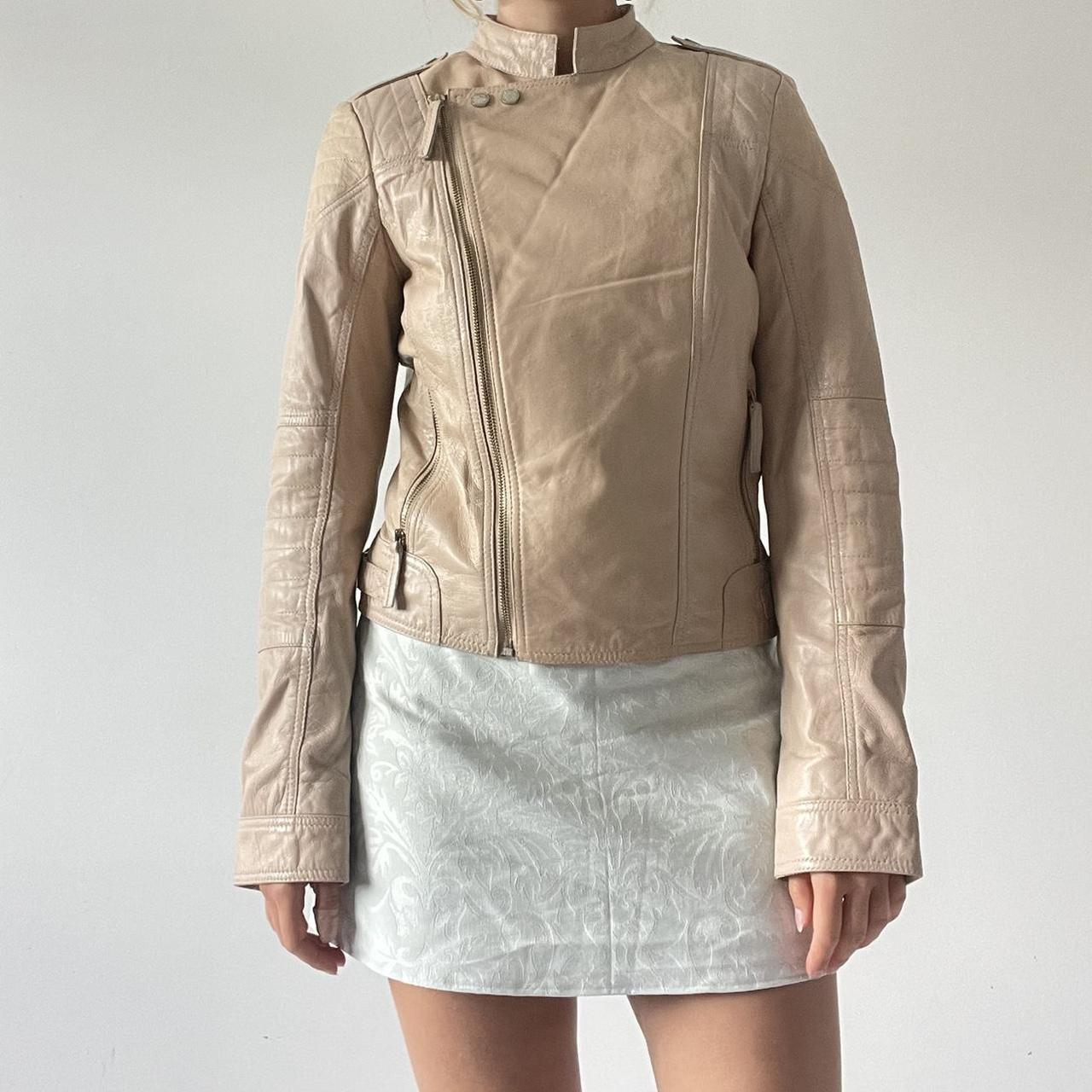 Morgan De Toi Leather Biker Jacket