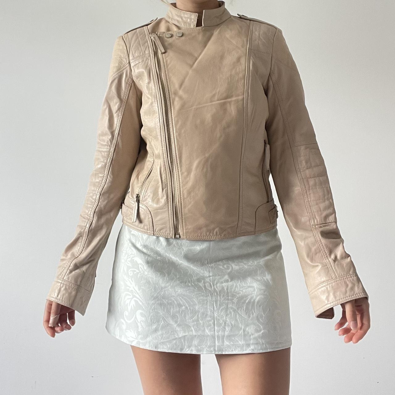 Morgan De Toi Leather Biker Jacket