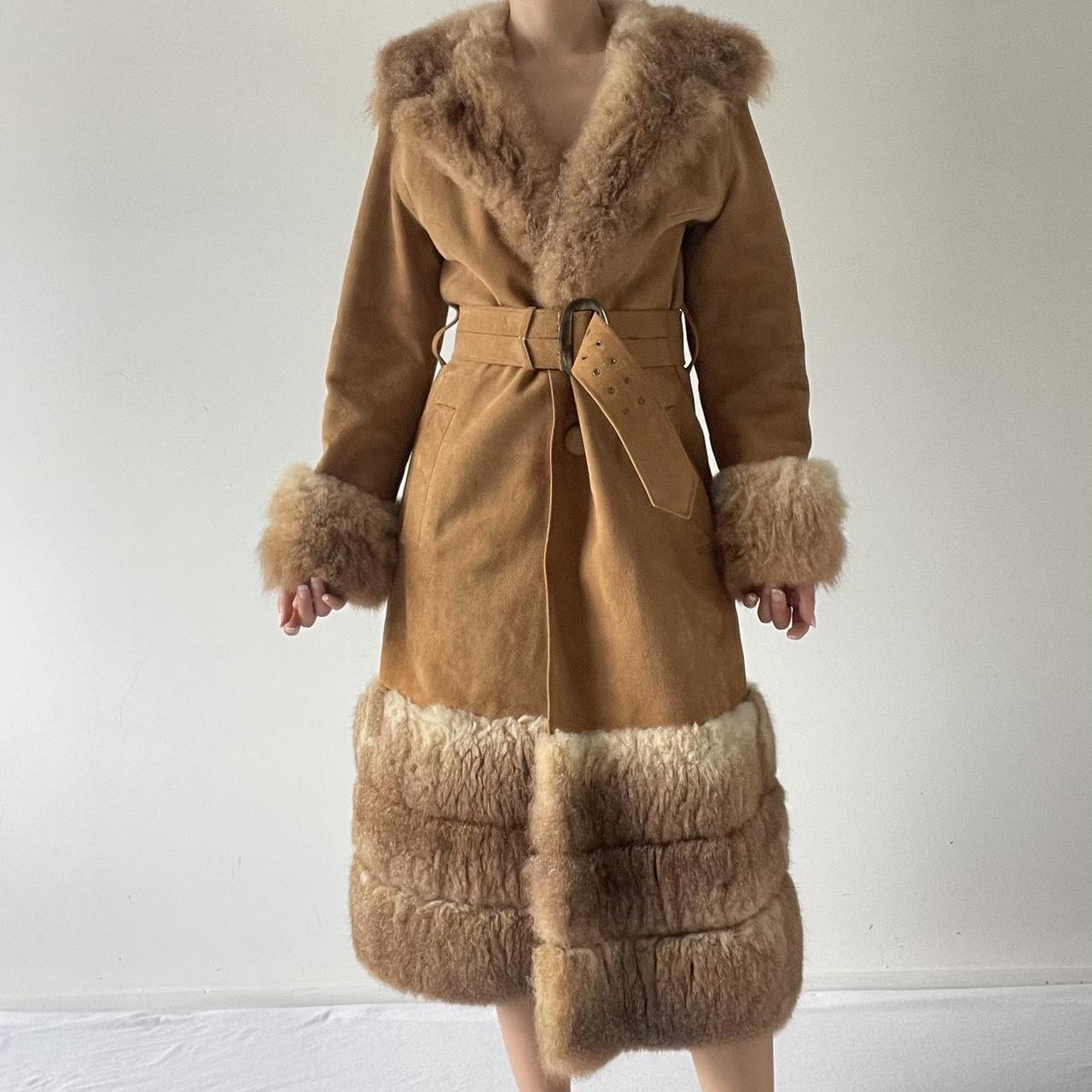 Genuine Suede Penny Lane Afghan Coat