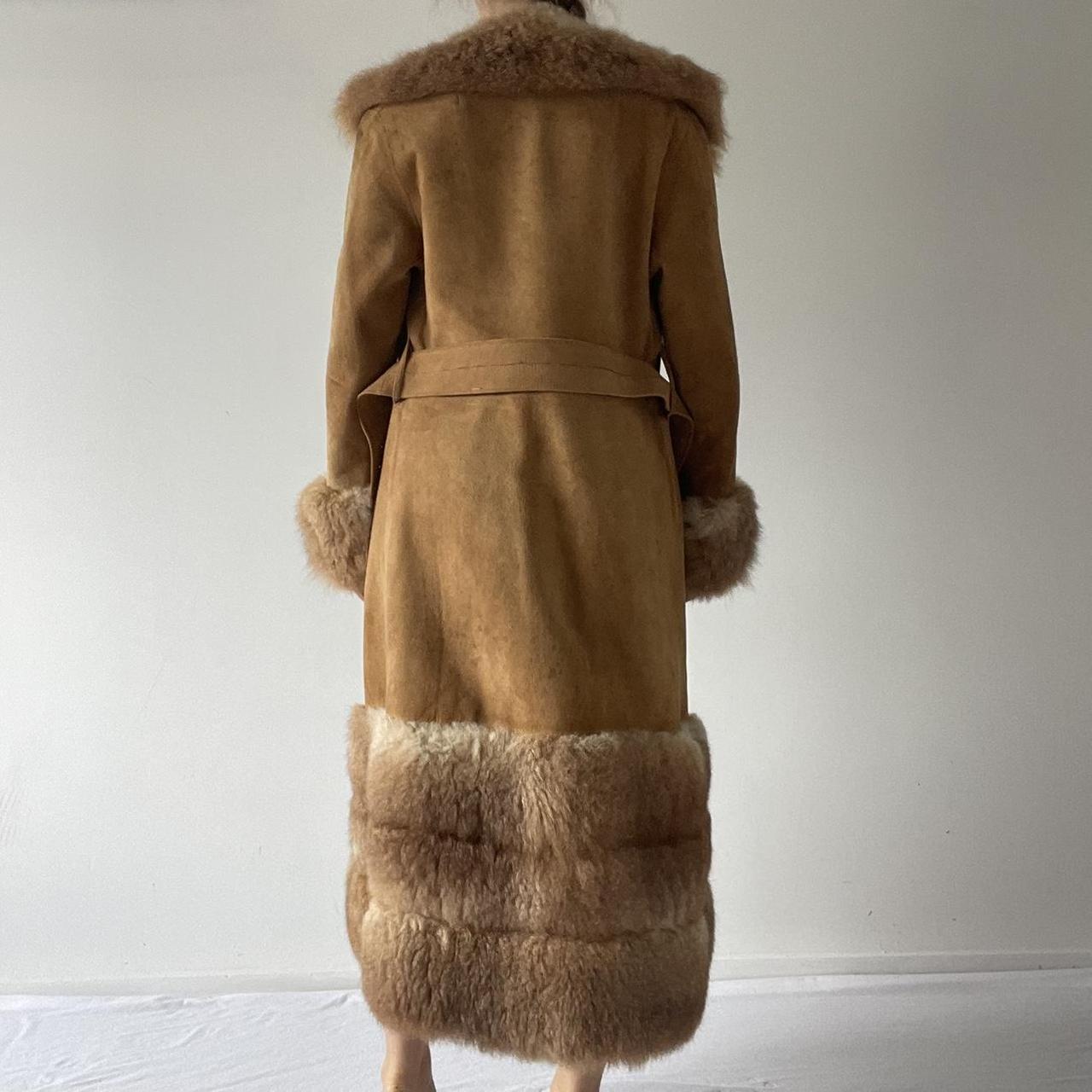 Genuine Suede Penny Lane Afghan Coat