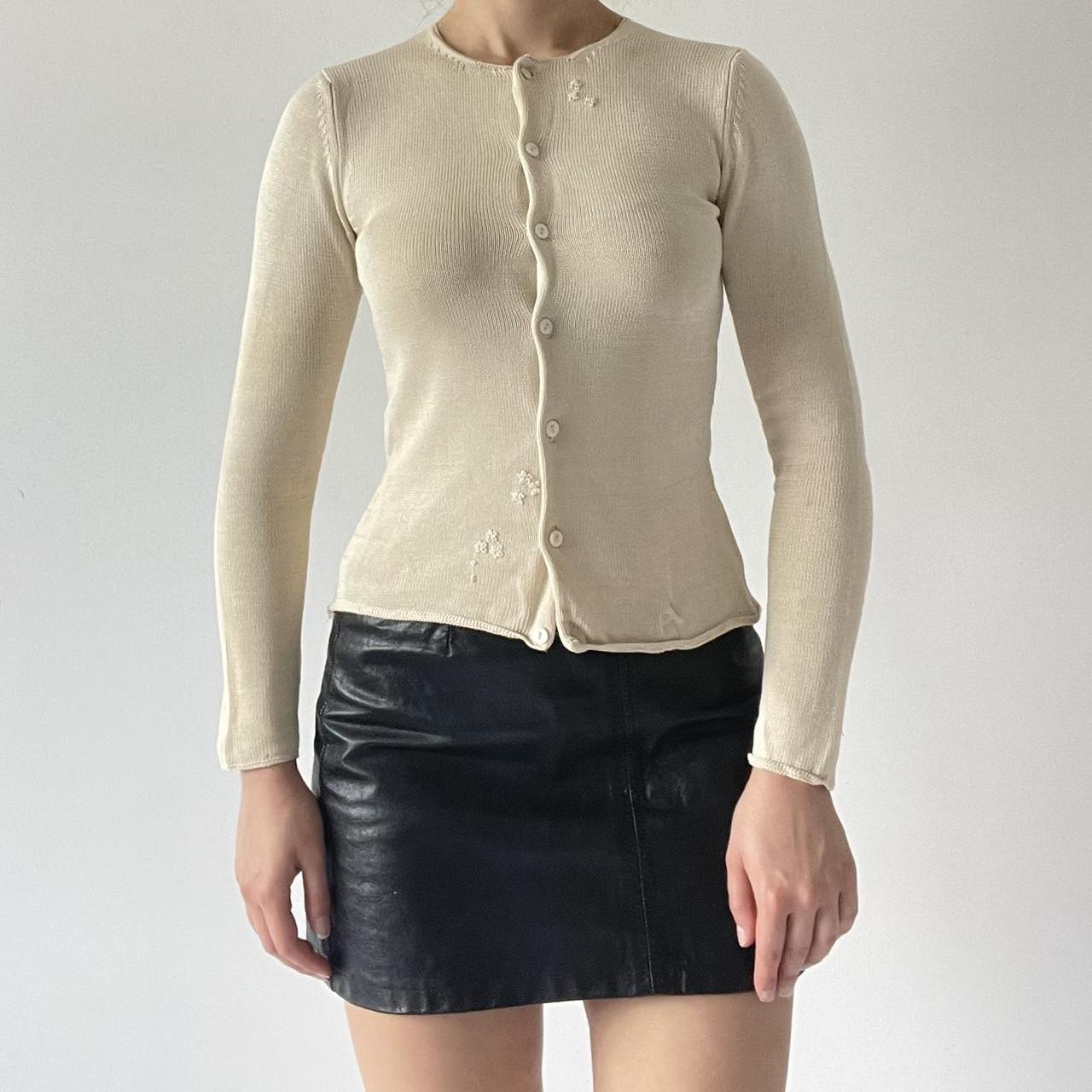 100% Silk Knit Cardigan