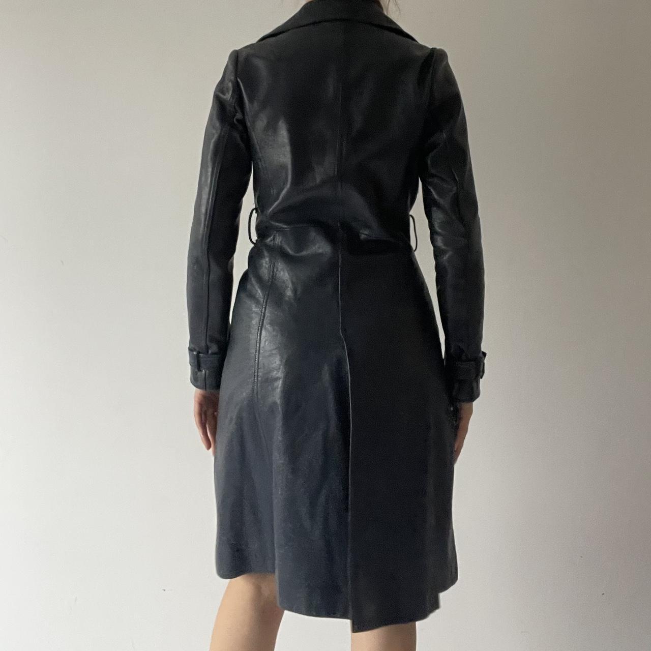 Genuine Leather Trench