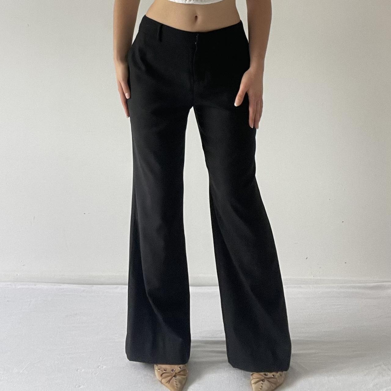 Wool Wide Leg Pants