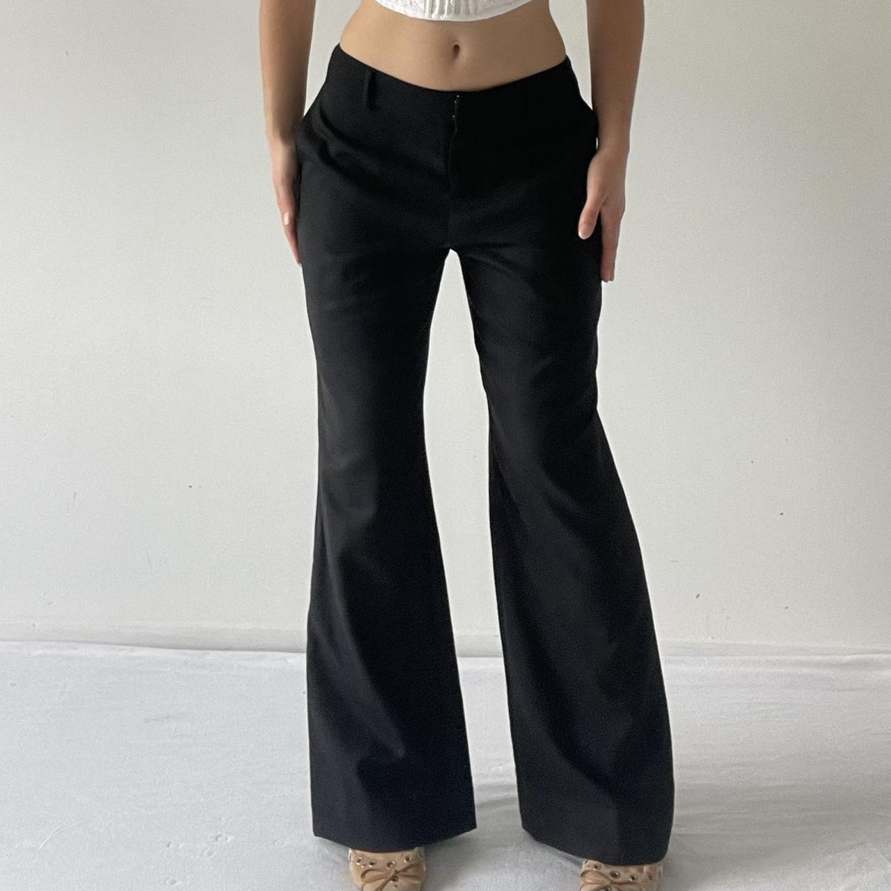 Wool Wide Leg Pants