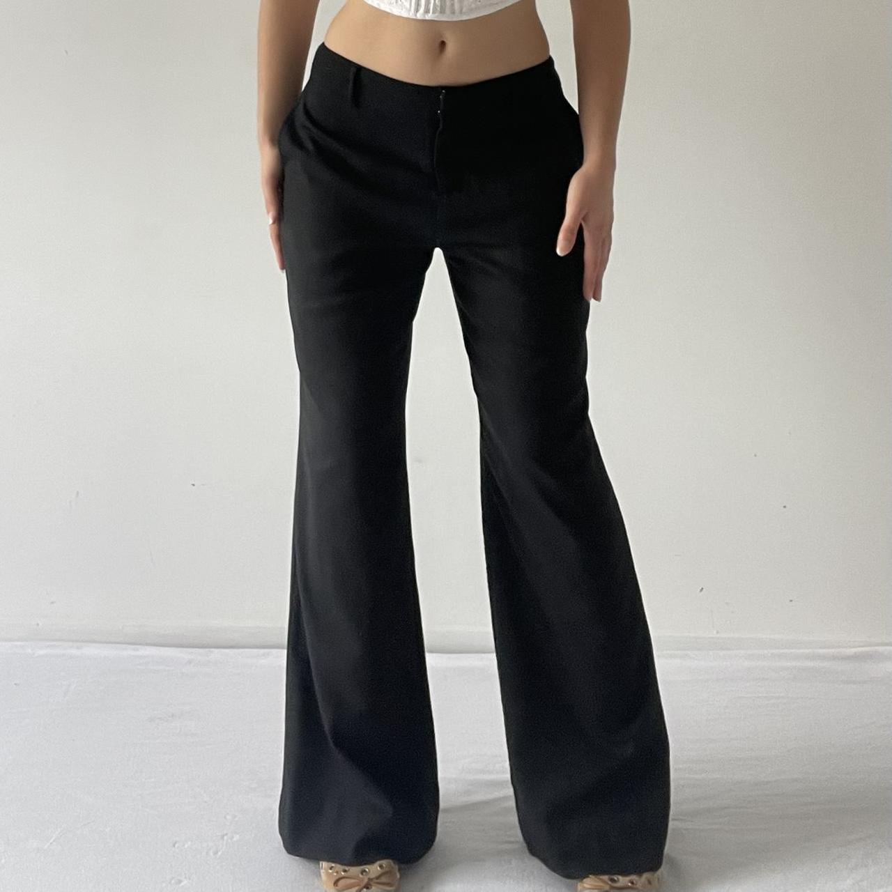 Wool Wide Leg Pants