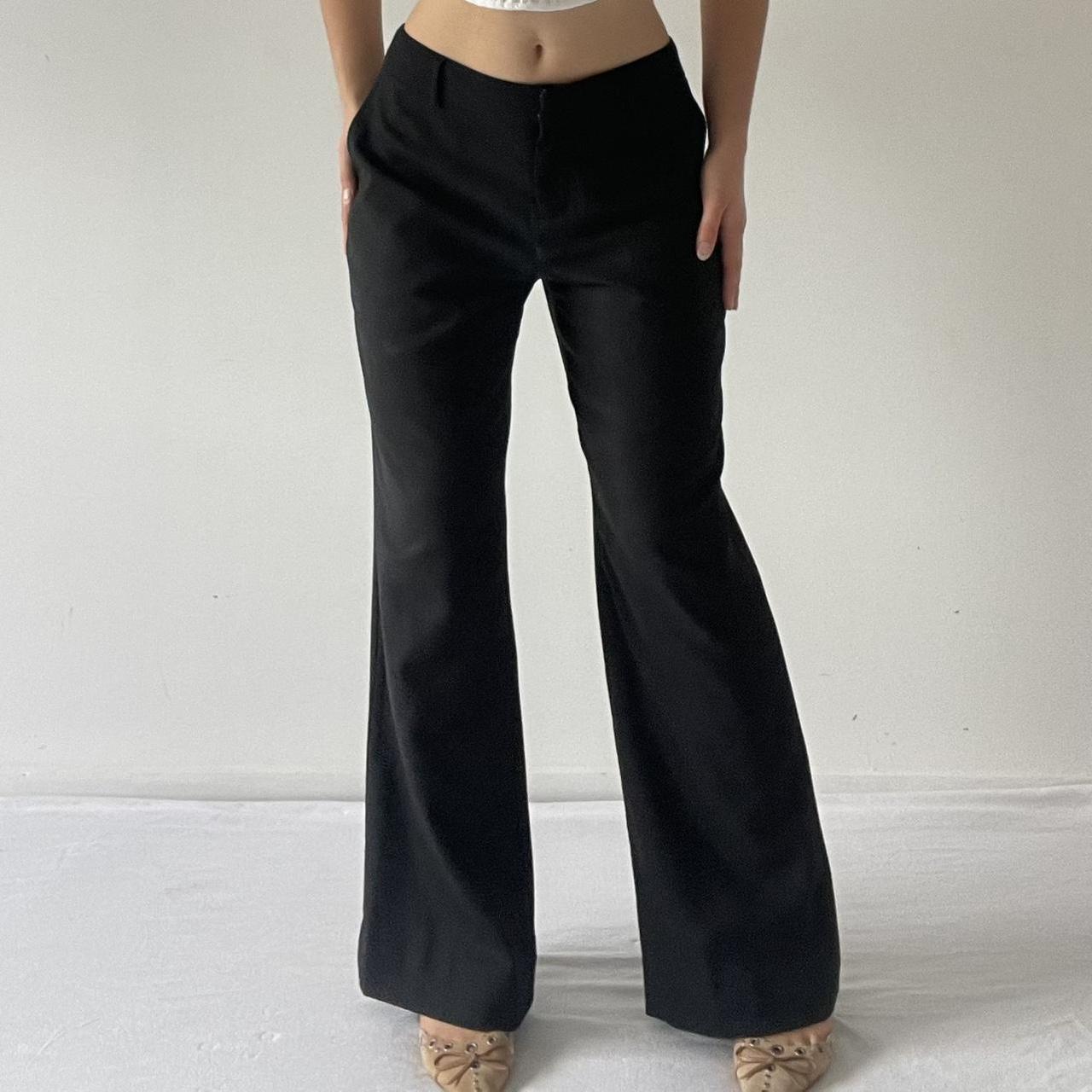 Wool Wide Leg Pants
