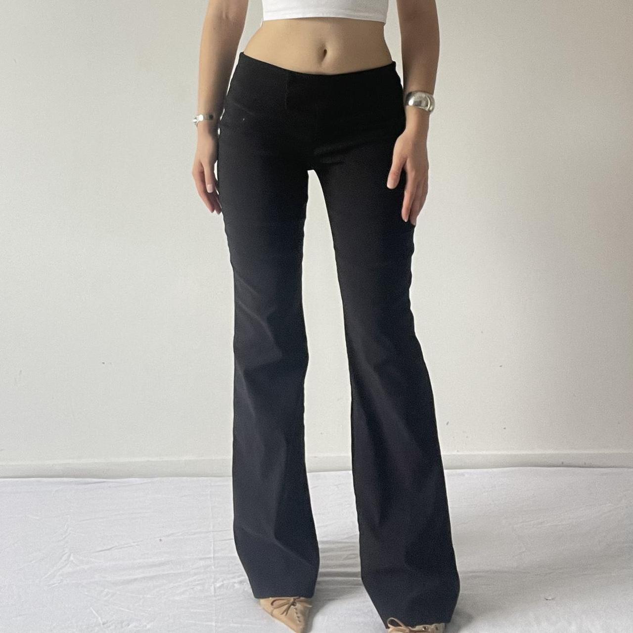 Low Rise Wide Leg Pants