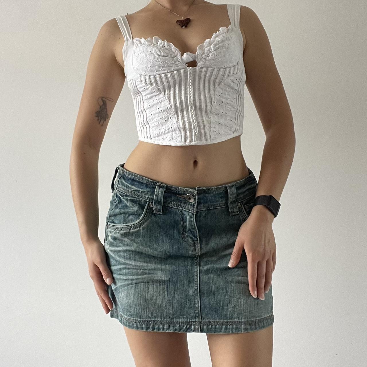 Denim Mini Skirt