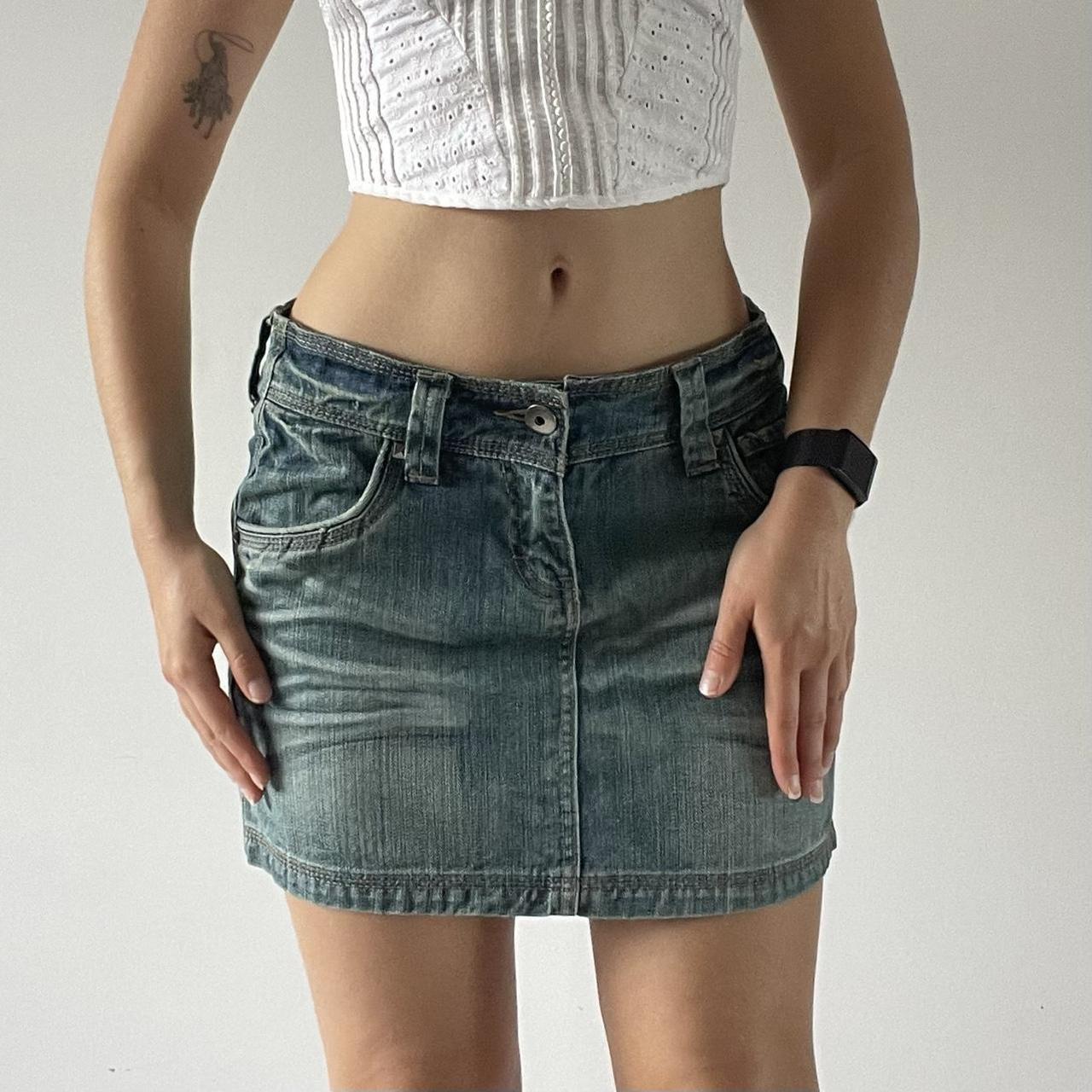 Denim Mini Skirt
