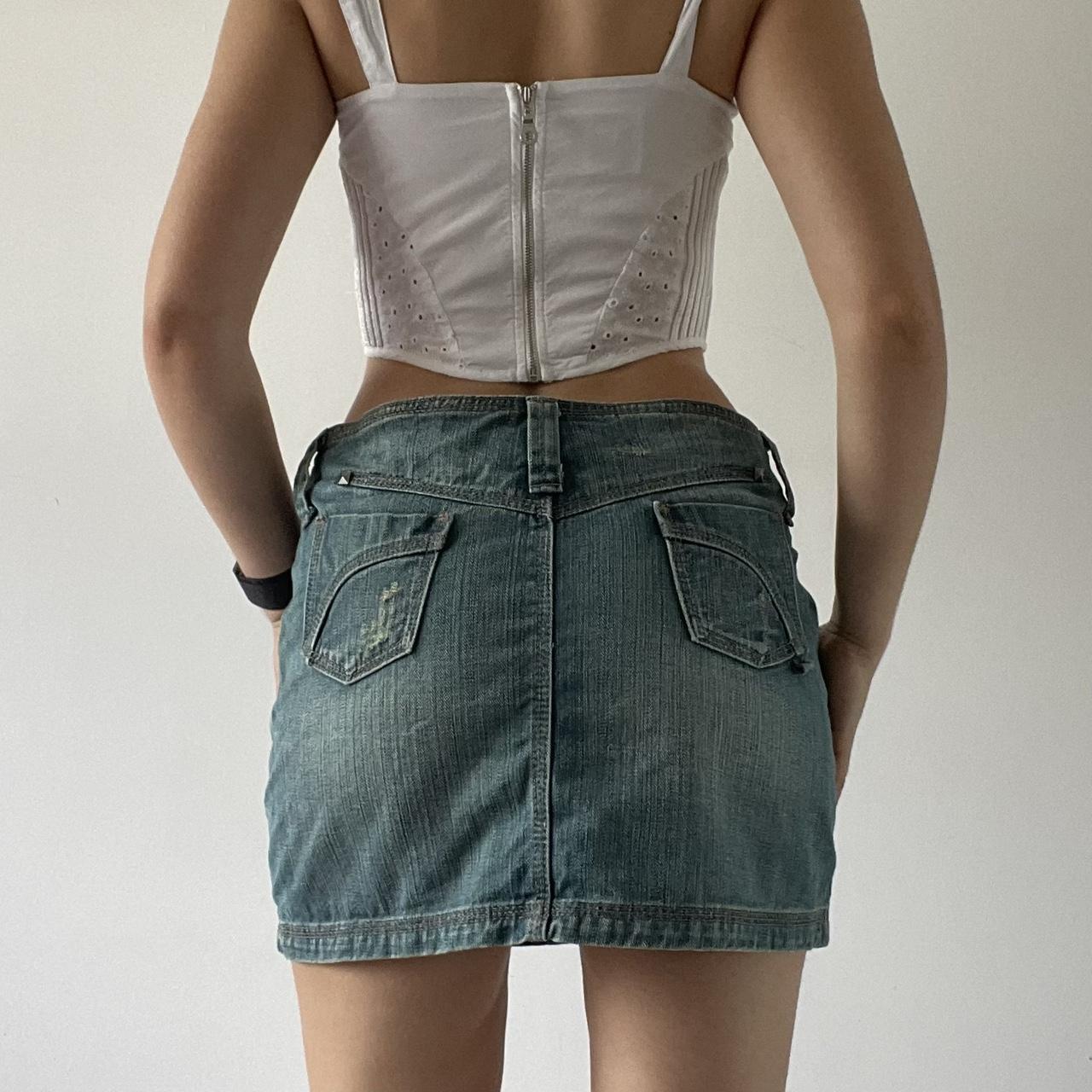Denim Mini Skirt