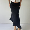 Cachet Asymmetric Ruffle Maxi skirt