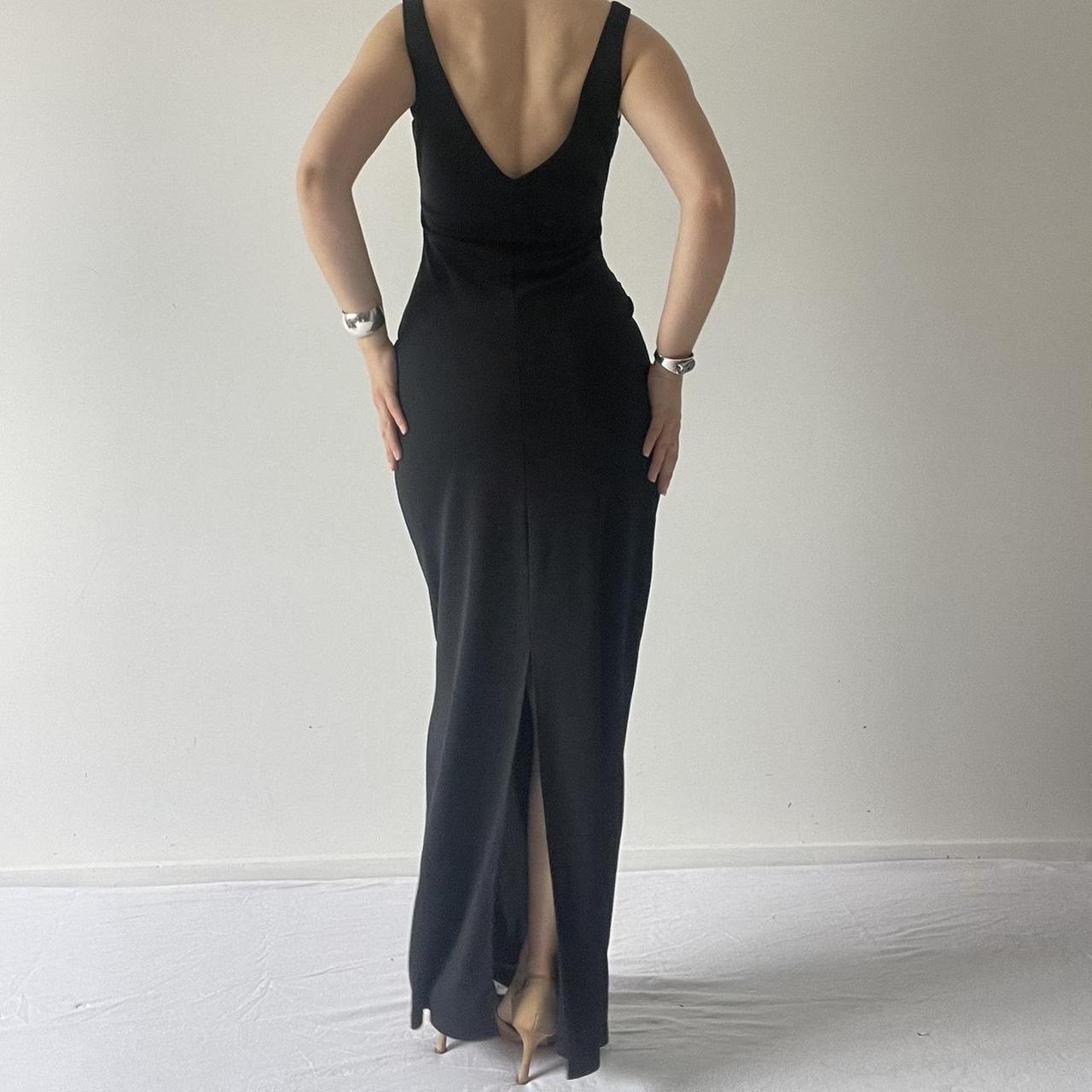 90s Max Ruched Bodycon Maxi Dress