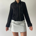 Wool Peacoat Studded Jacket | 6-8