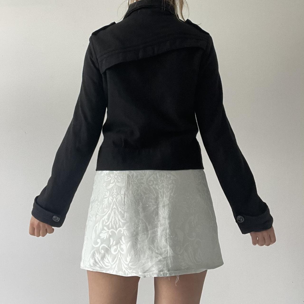 Wool Peacoat Studded Jacket | 6-8