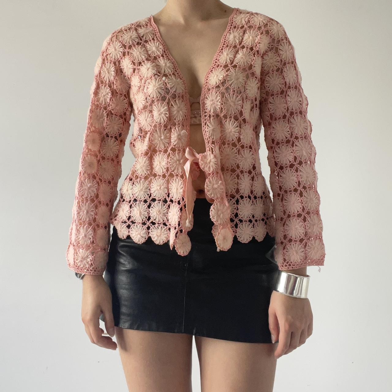 Handmade Crochet Cardi Top | 6-10