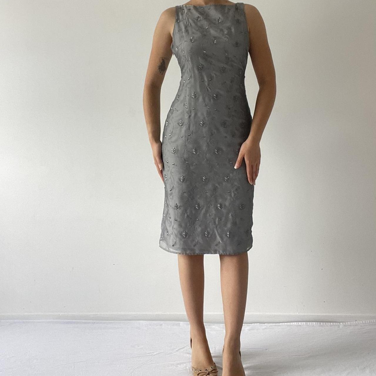 Boat Neck Midi Dress