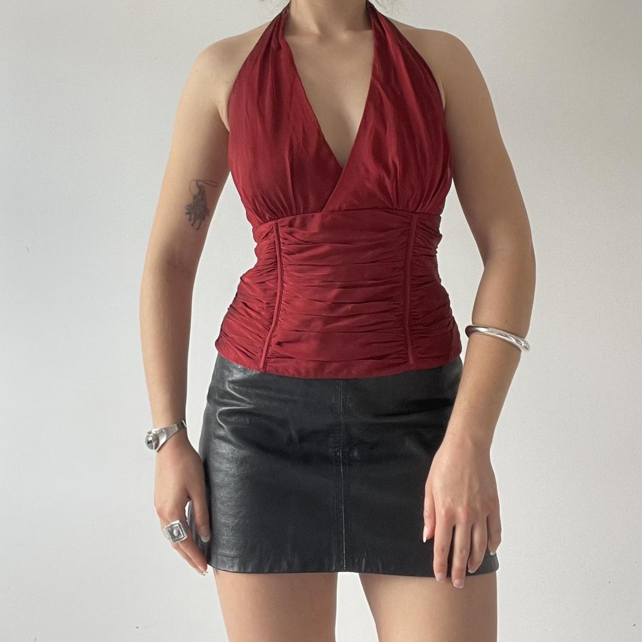 100% Silk Halter Top