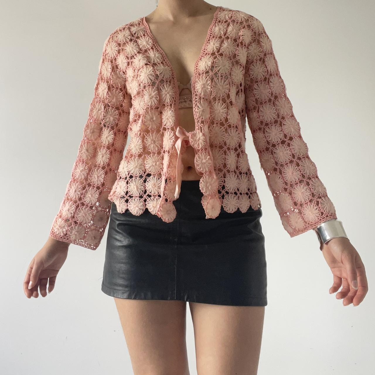 Handmade Crochet Cardi Top | 6-10