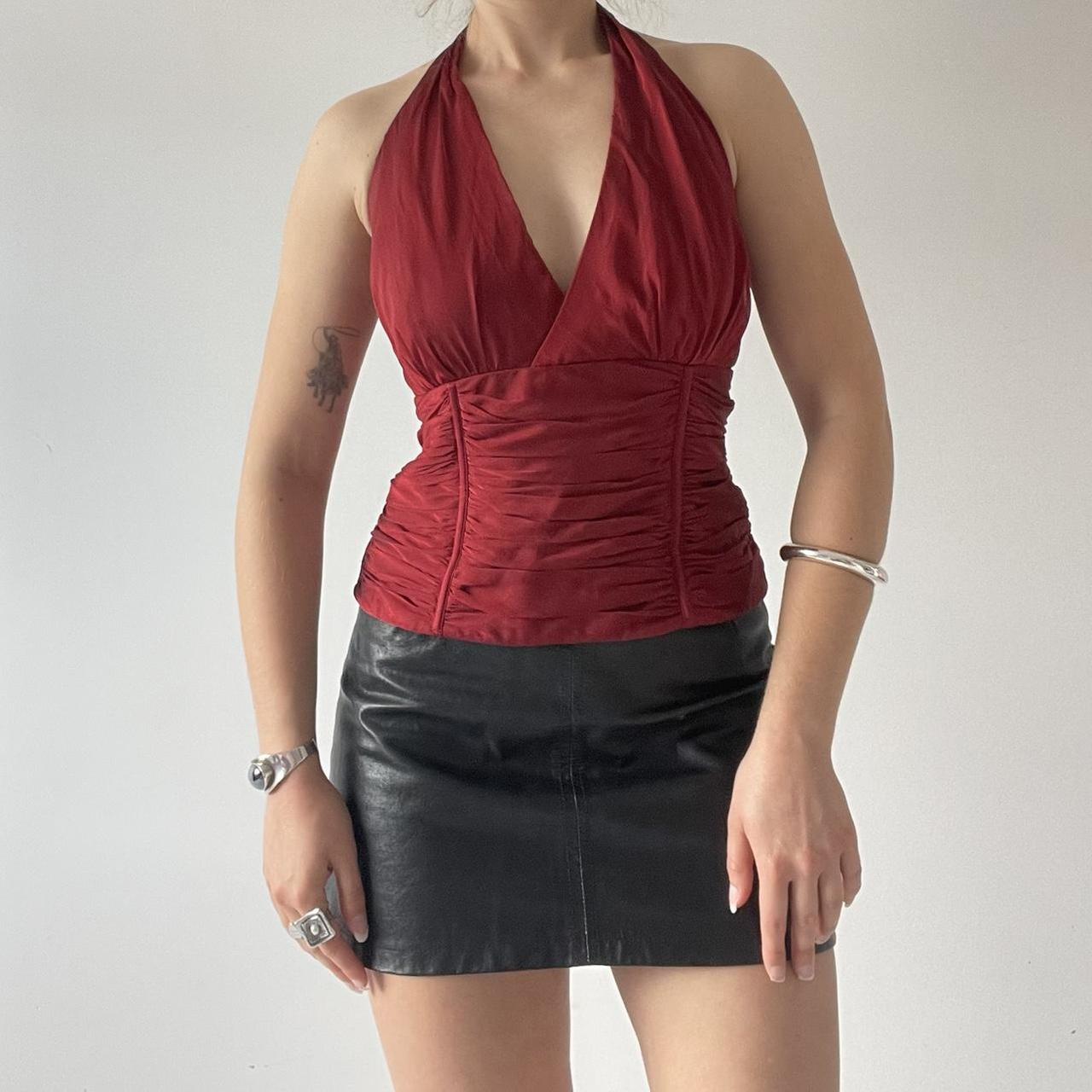 100% Silk Halter Top