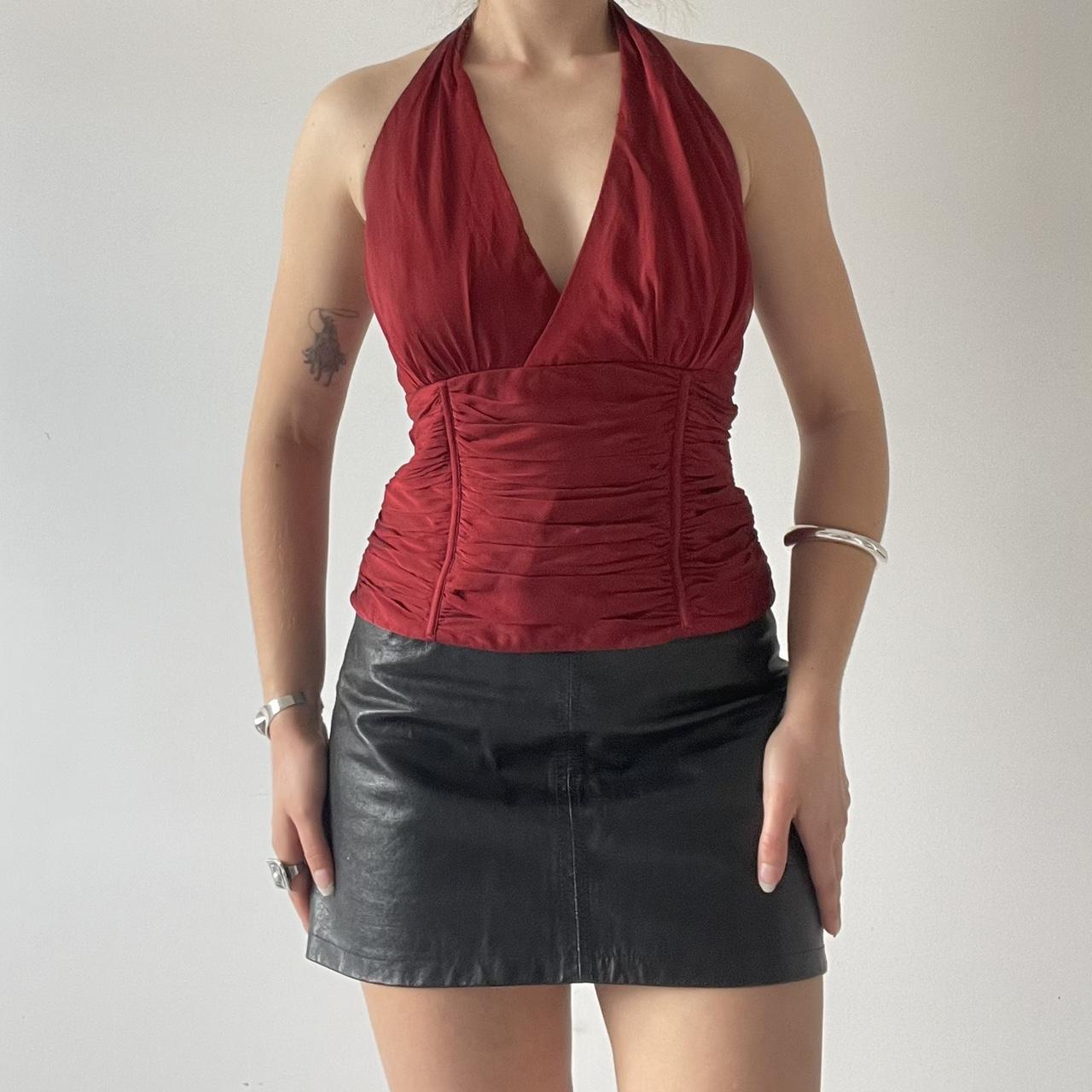 100% Silk Halter Top