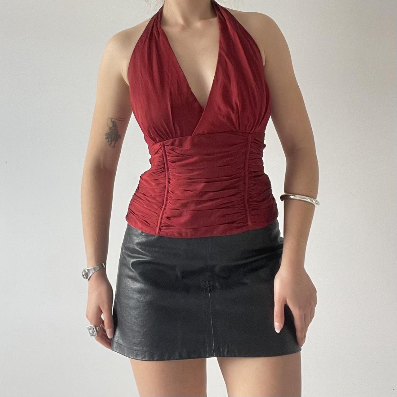 100% Silk Halter Top